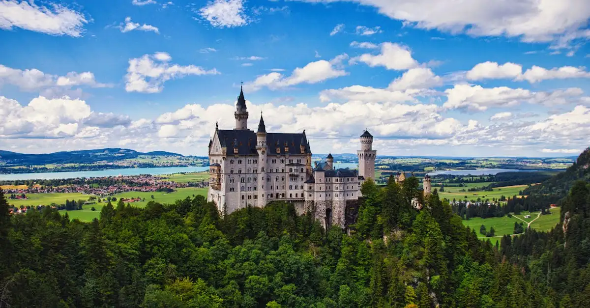 O castelo de Neuschwanstein inspirou os castelos da Disney?