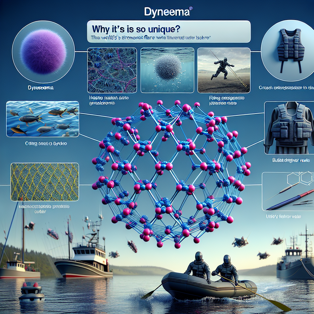 O que é Dyneema e quais suas características especiais?