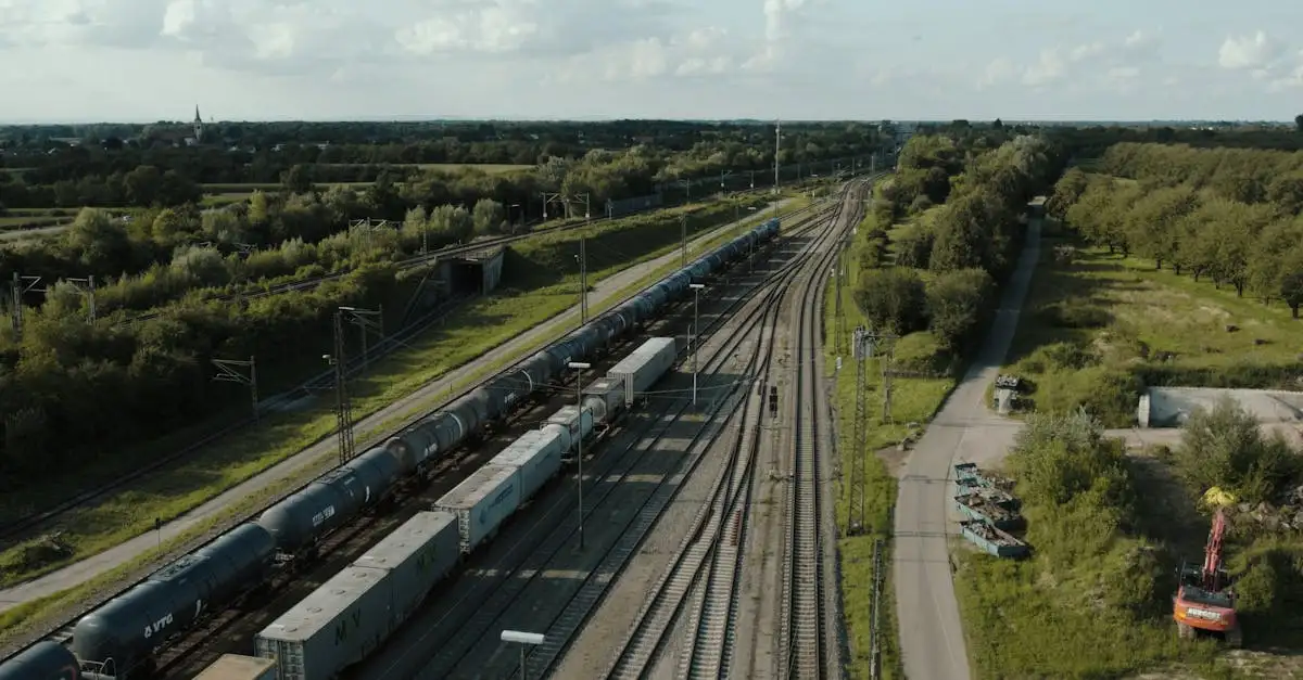 Qual foi a primeira linha ferroviária comercial do mundo?