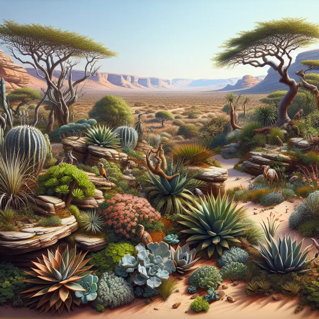 Qual deserto da África do Sul é rico em biodiversidade?
