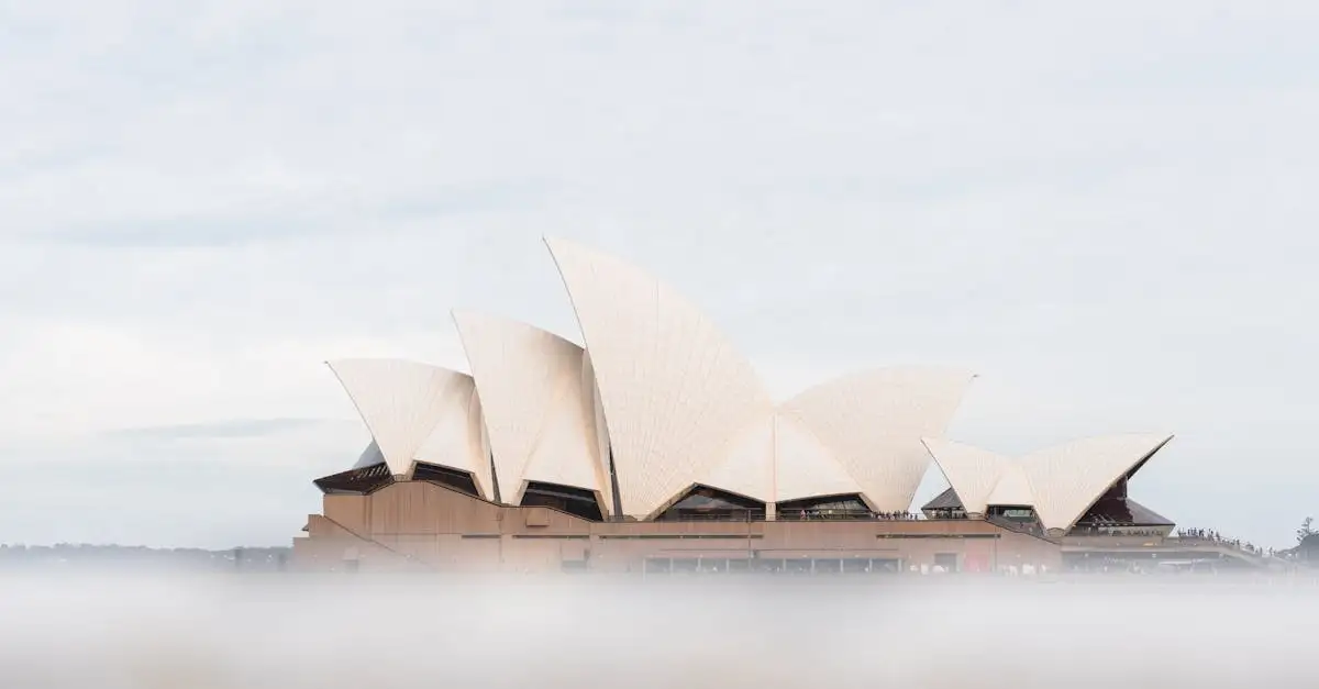 Qual é a cidade da famosa Ópera de Sydney?