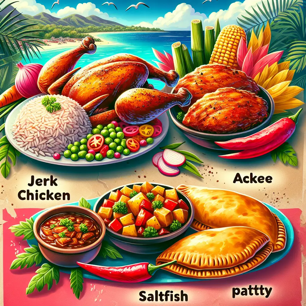 Quais são as 3 principais especialidades da culinária jamaicana?
