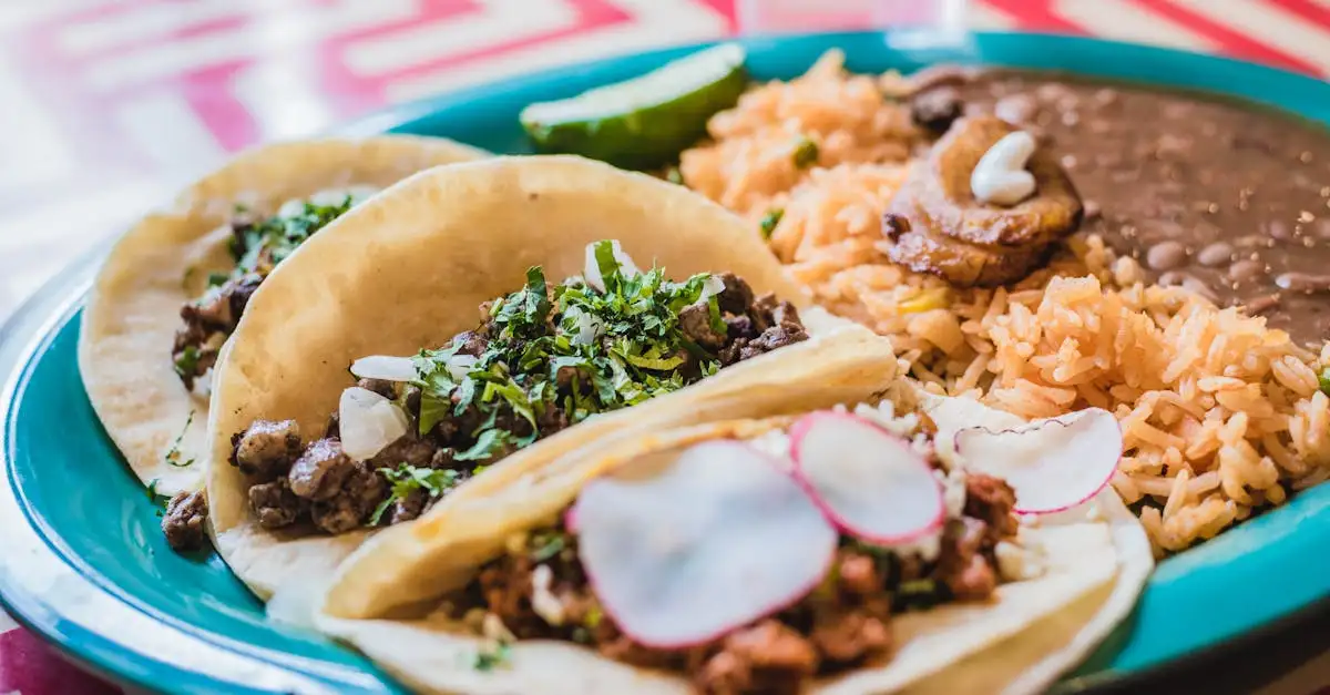 Quais são as 3 principais especialidades da culinária mexicana?