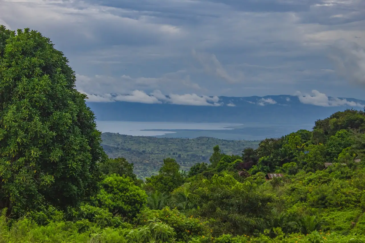 Qual é a importância do Lago Edward para Uganda e Congo?