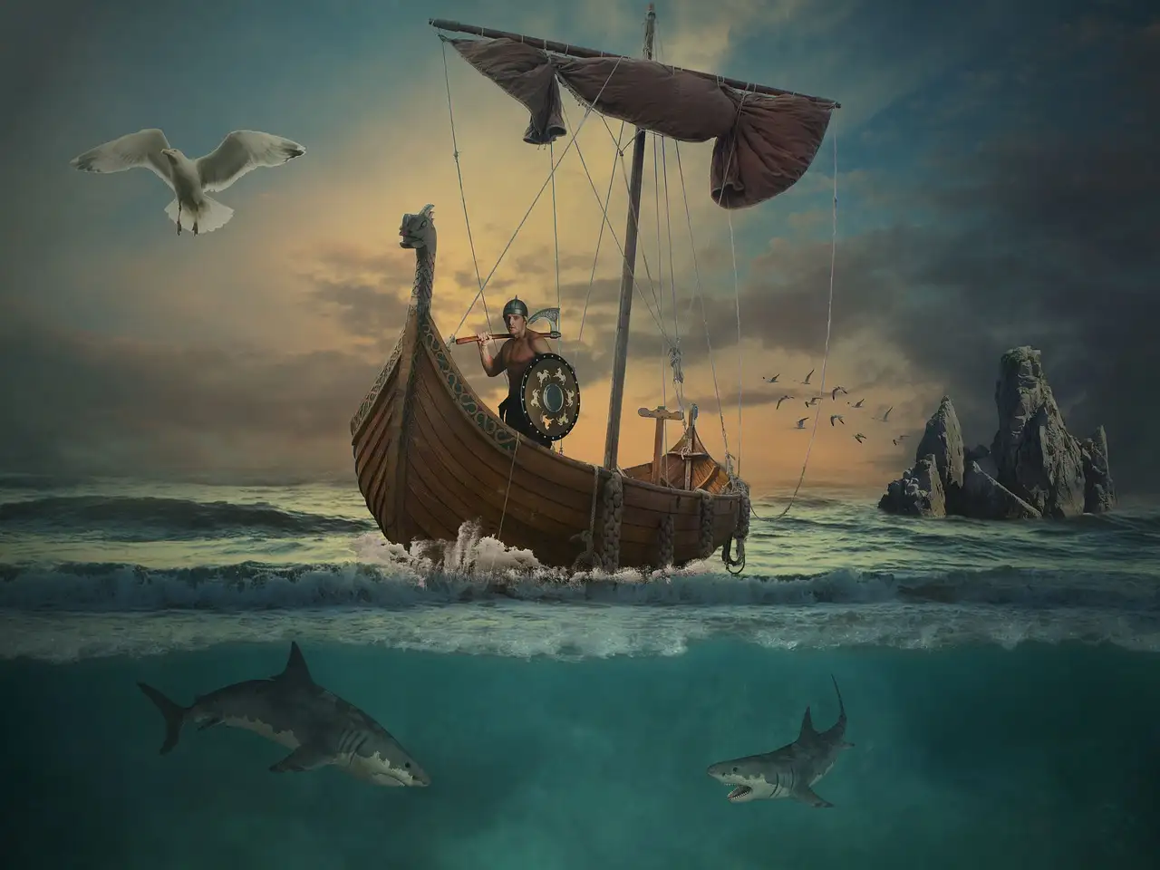 Como os Vikings Navegaram e Exploraram Novas Terras?