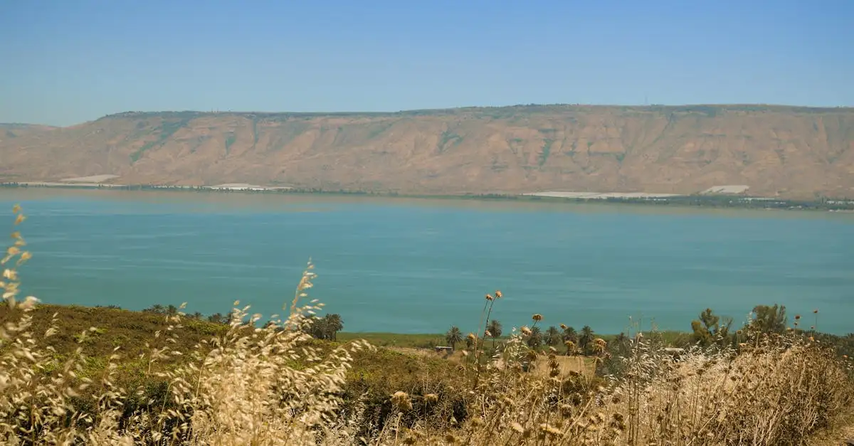 O que faz o Mar da Galileia ser especial em Israel?