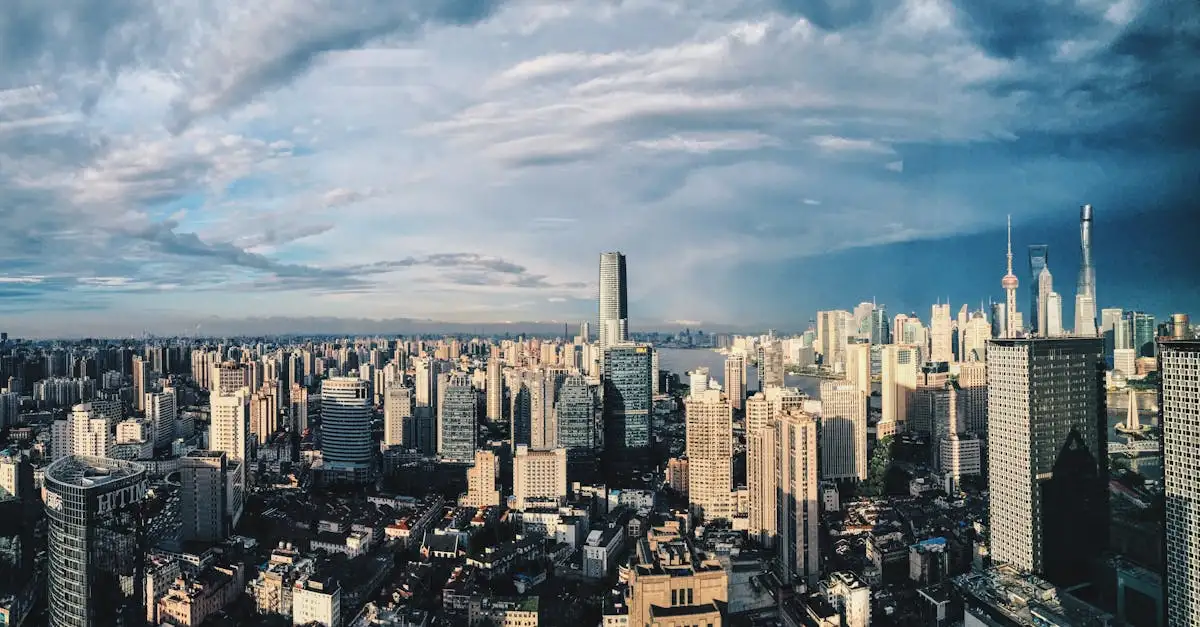 Onde está a passarela de vidro na Torre de Xangai?