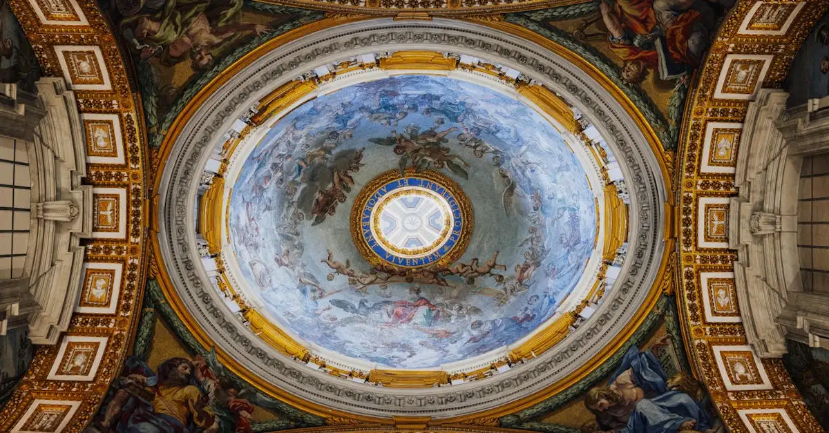 Onde fica a cúpula da Basílica de São Pedro?