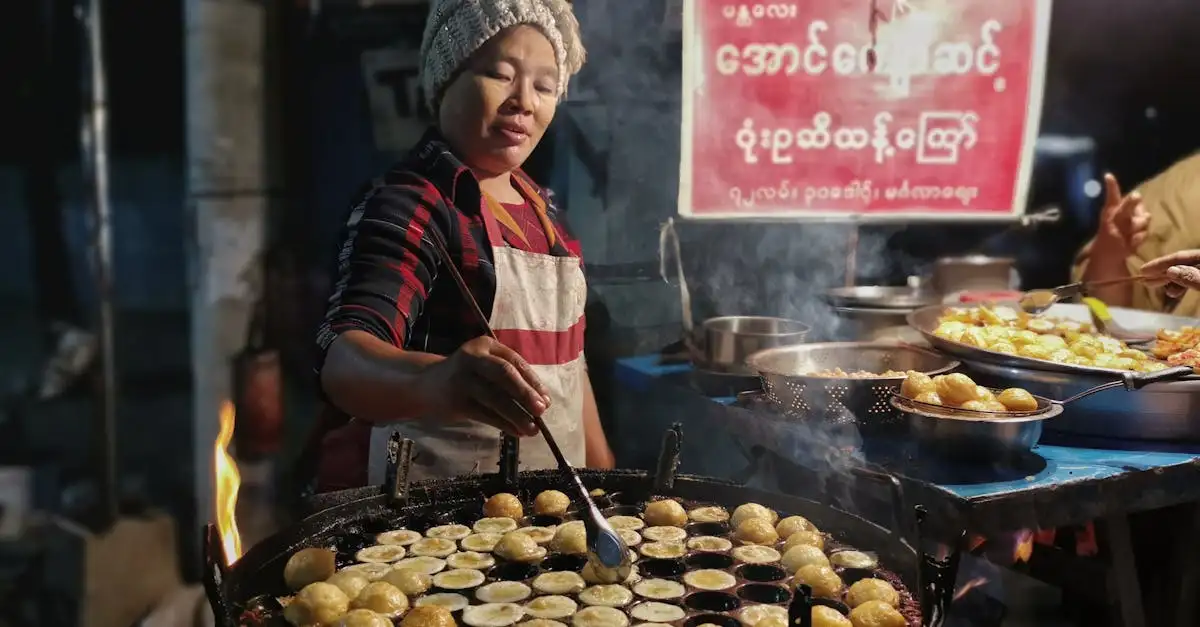 Quais as 3 principais especialidades culinárias de Mianmar?