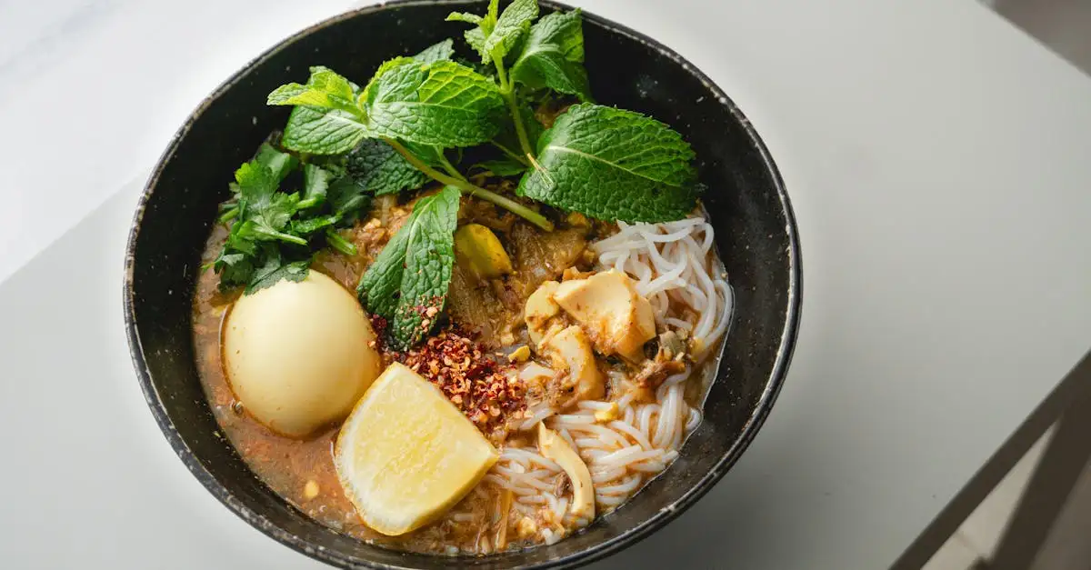 Quais as 3 principais especialidades culinárias de Mianmar?