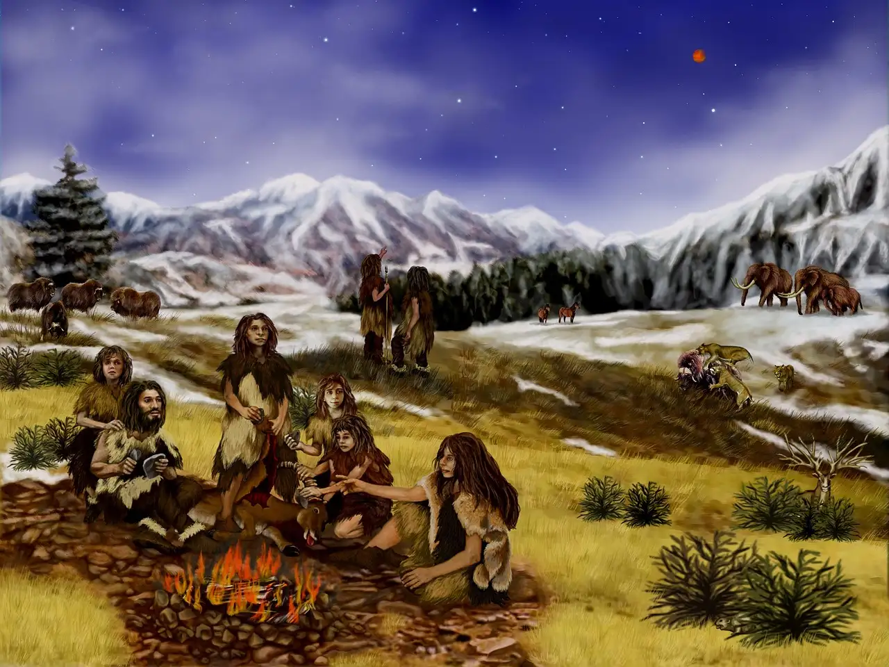 Quais desafios os neandertais enfrentaram para sobreviver?