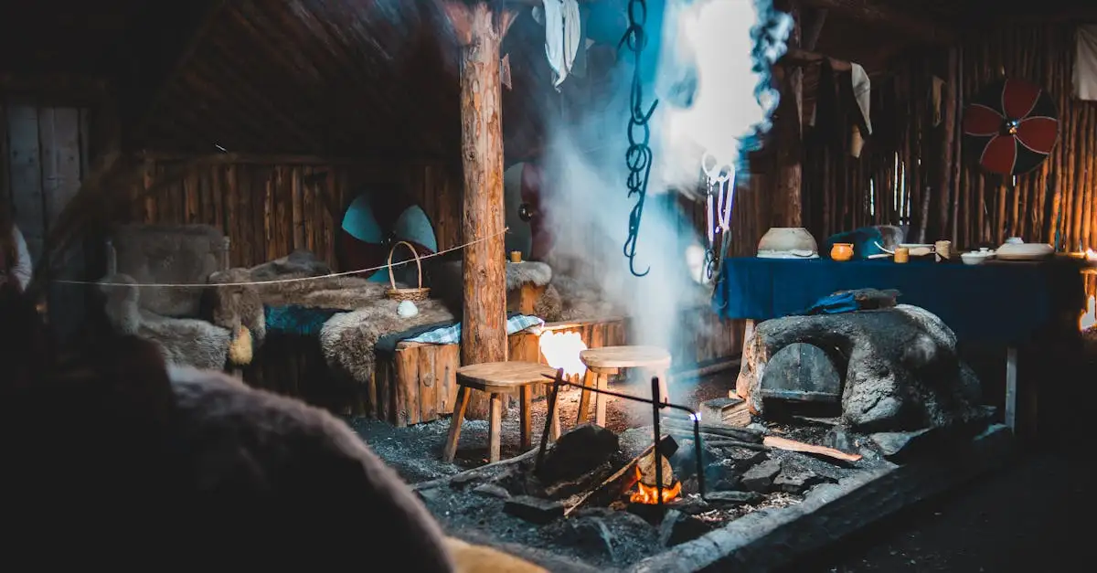 Qual a importância do fogo nos rituais de sepultamento vikings?