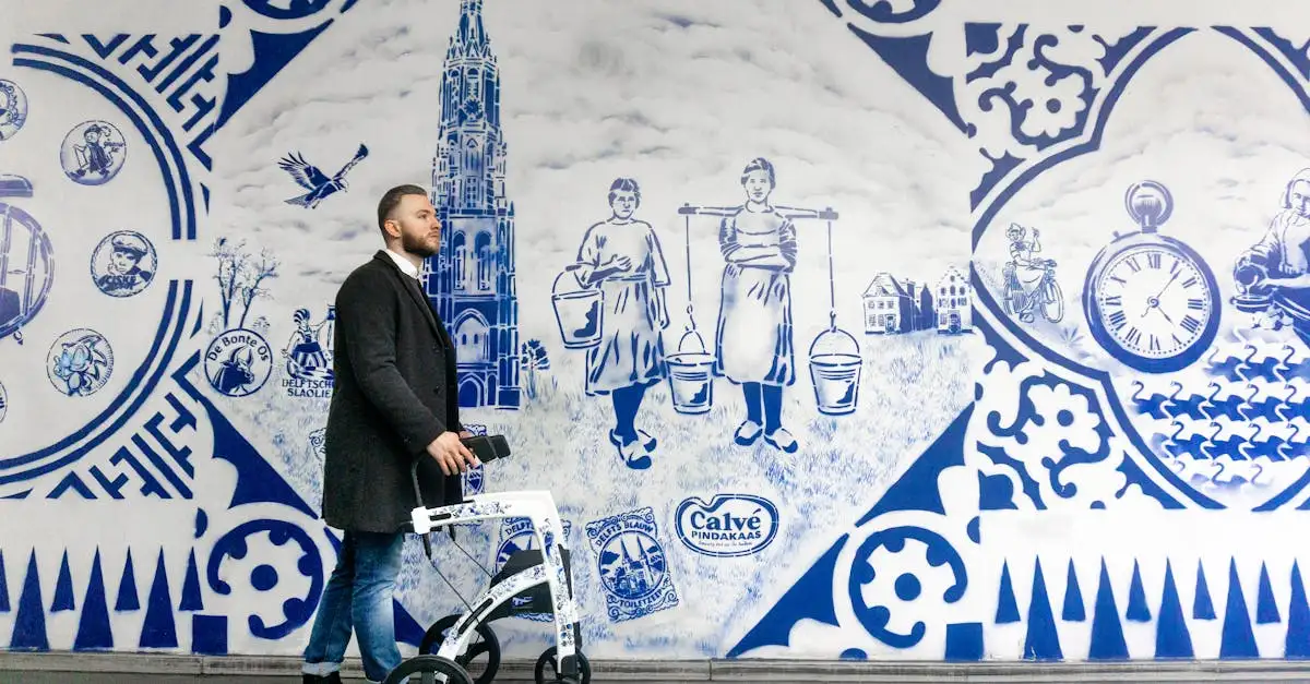 Qual cidade da Holanda é famosa pela sua cerâmica?
