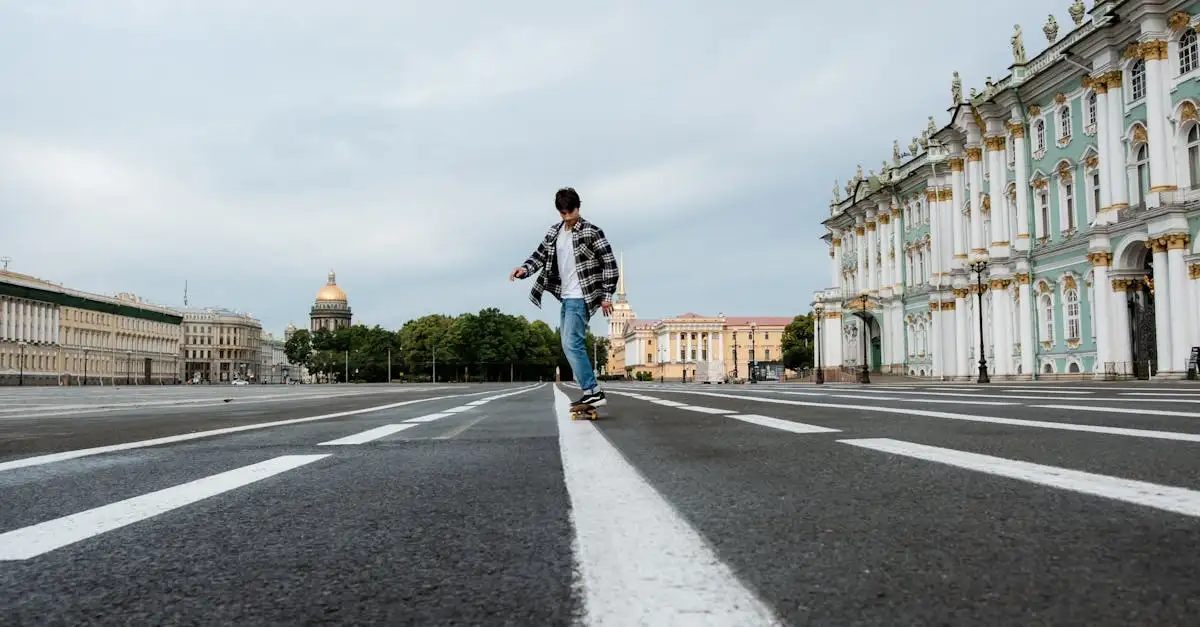 Qual é a cidade russa onde fica o Hermitage?