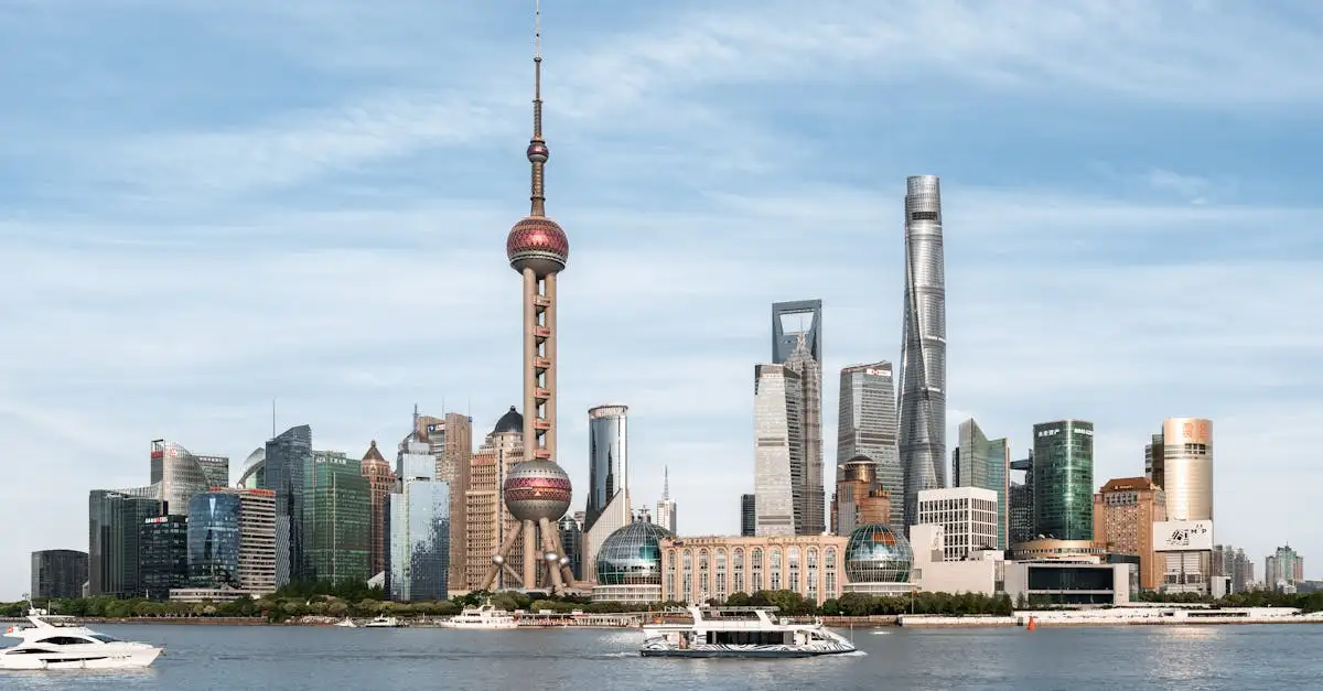 Onde fica o Shimao International Plaza em Xangai?
