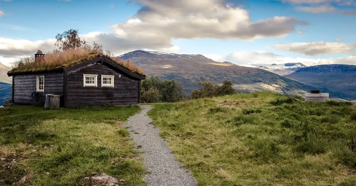 Quais são as características das casas longas na Europa do Norte?