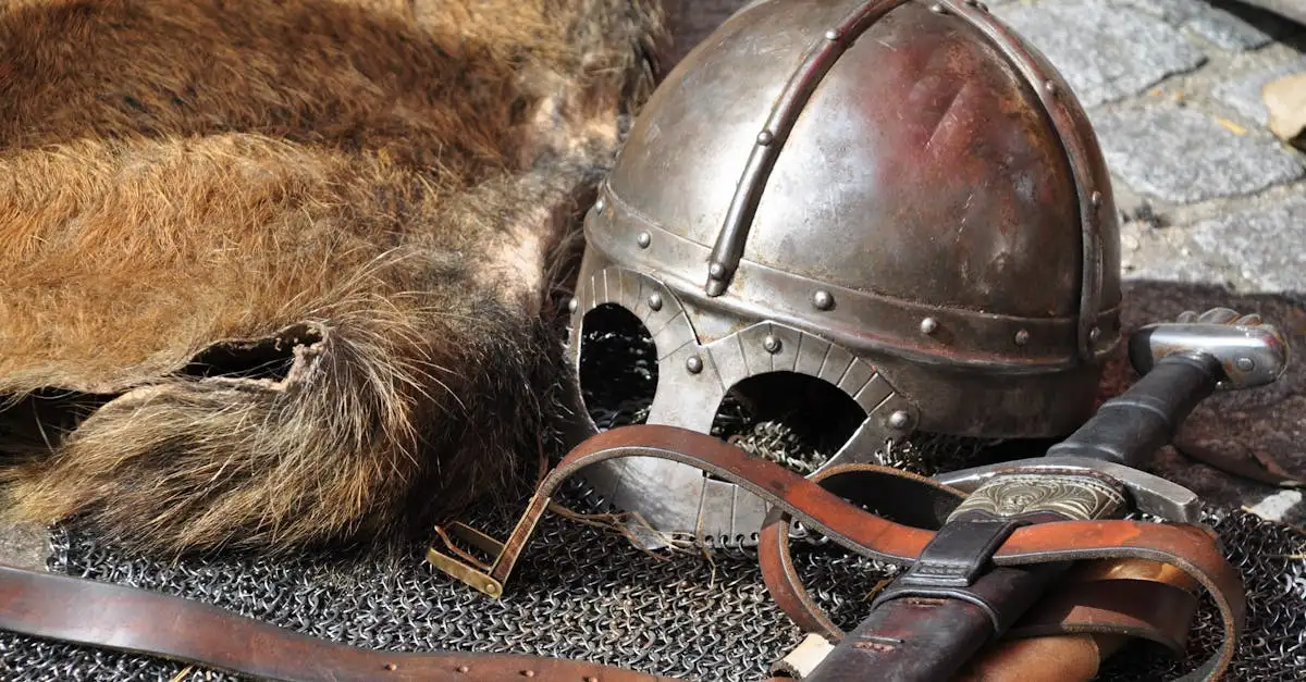 Qual a arma essencial para um guerreiro viking?