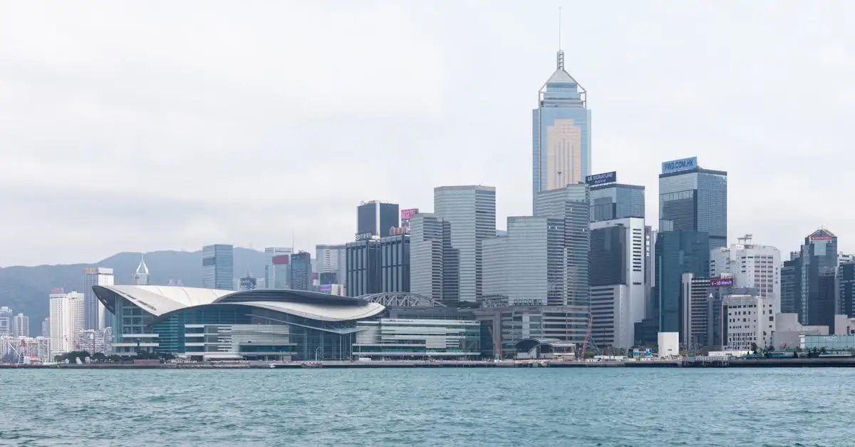 Onde fica o Two International Finance Centre em Hong Kong?