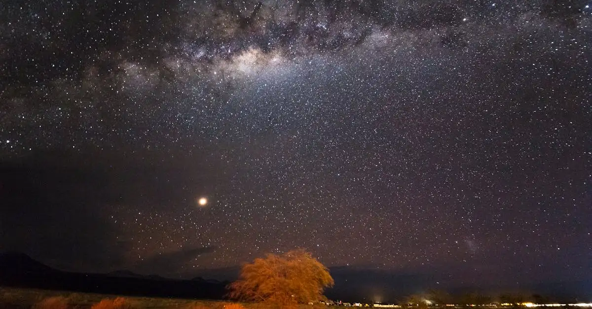 Qual deserto chileno possui o céu estrelado mais brilhante?