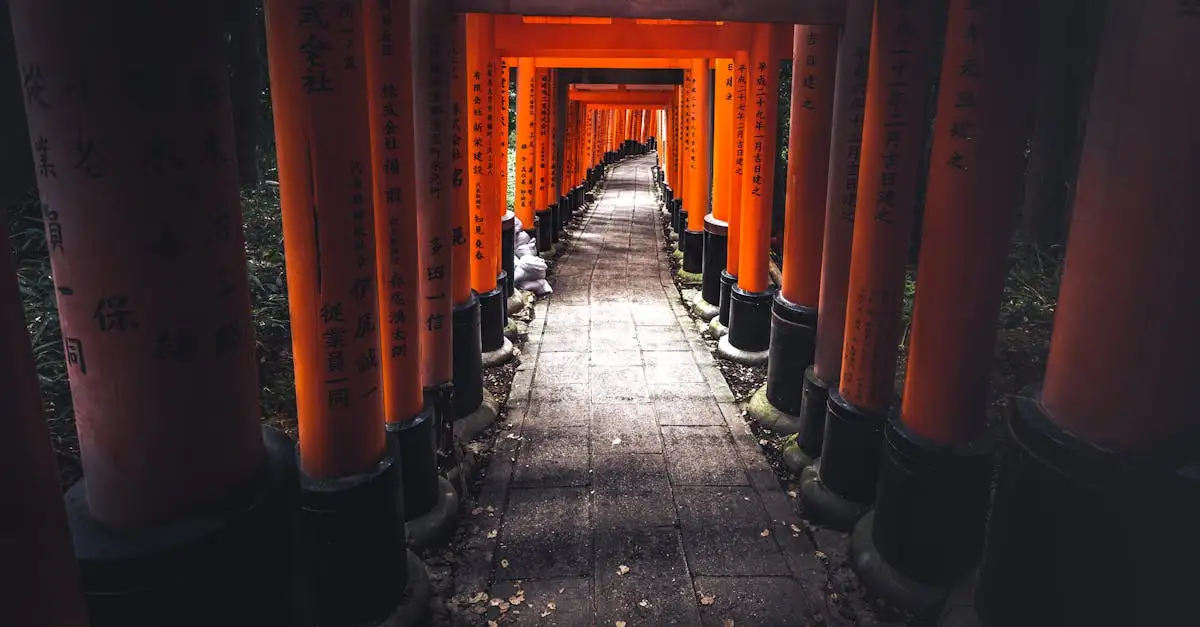Qual é a história do templo Fushimi Inari Taisha?