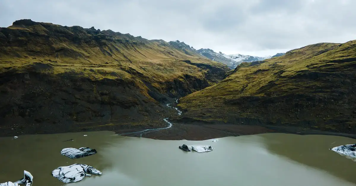 Qual é a ilha islandesa onde está o Vatnajökull?