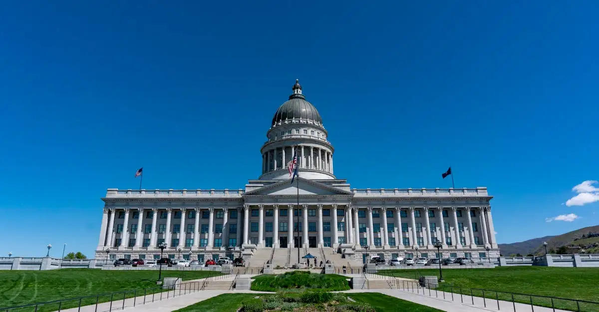 Qual é a capital de Utah e por que essa cidade é escolhida?