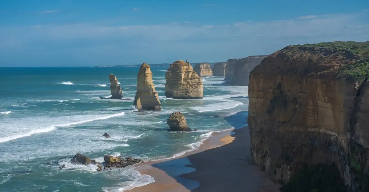 Qual é o parque nacional dos Doze Apóstolos na Austrália?