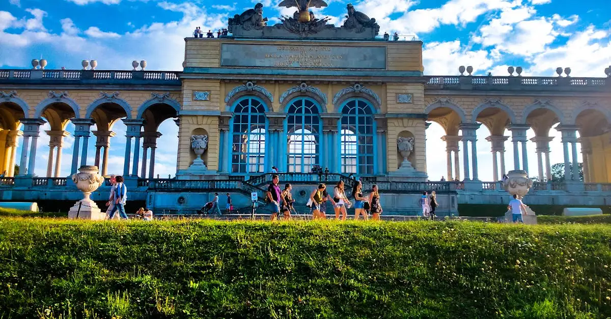 Onde está localizado o Palácio de Schönbrunn na Áustria?