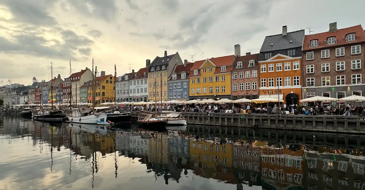 Qual é o tempo de viagem de ônibus ou trem de Amsterdã a Copenhague?