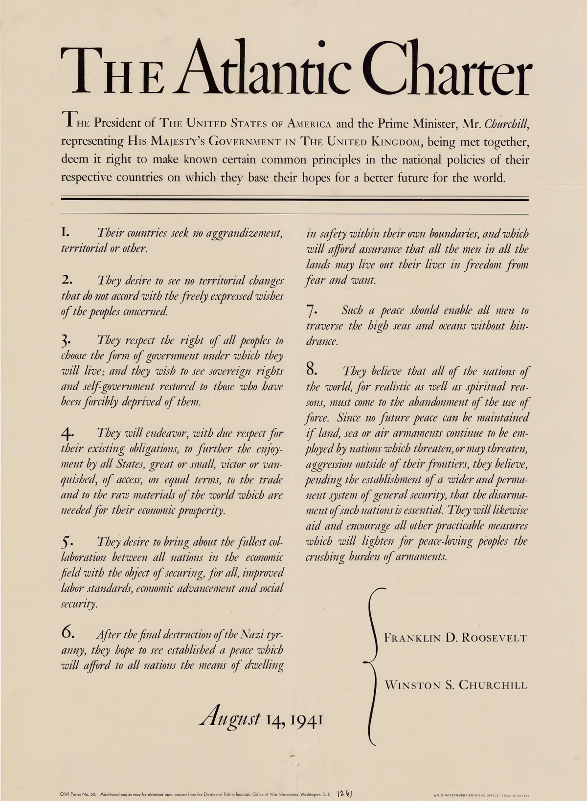 Carta do Atlântico